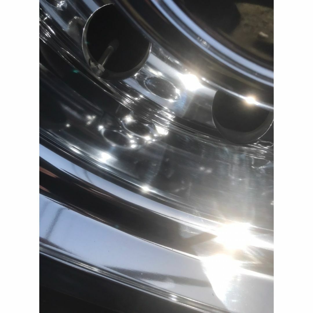 【プラチナブルーポリッシュ】120 アルミホイール　磨き　超鏡面　アルミ　最鏡 自動車/バイクの自動車(トラック・バス用品)の商品写真