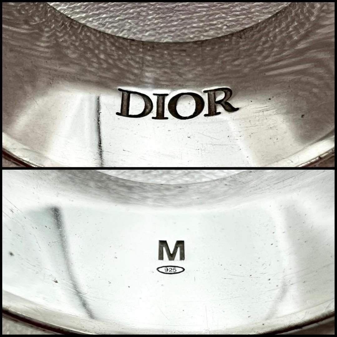 Christian Dior(クリスチャンディオール)の【19－20号】ディオール　メンズ　指輪　リング　オブリーク　シルバー　DIOR メンズのアクセサリー(リング(指輪))の商品写真