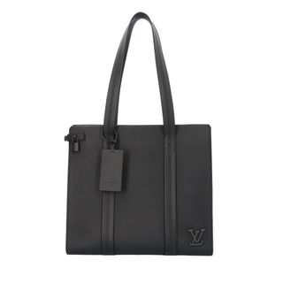 ルイヴィトン(LOUIS VUITTON)のルイヴィトン テイクオフトート アエログラム トートバッグ グレインレザー M57308 ブラック メンズ LOUIS VUITTON 中古 ルイヴィトン(トートバッグ)