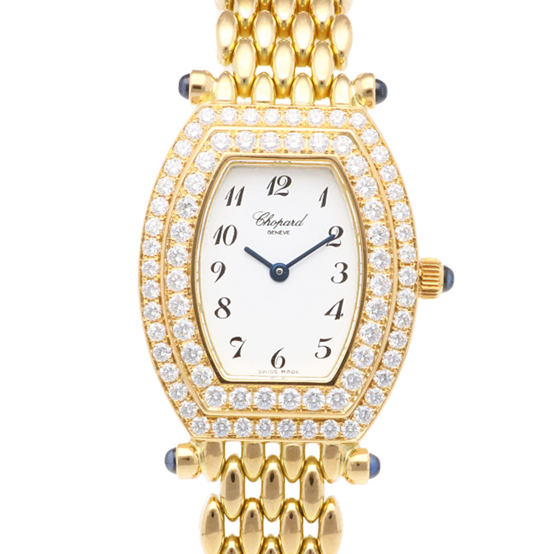 Chopard(ショパール)のショパール 腕時計 時計 18金 K18イエローゴールド 10/6560-23 クオーツ レディース 1年保証 Chopard 中古 ショパール レディースのファッション小物(腕時計)の商品写真