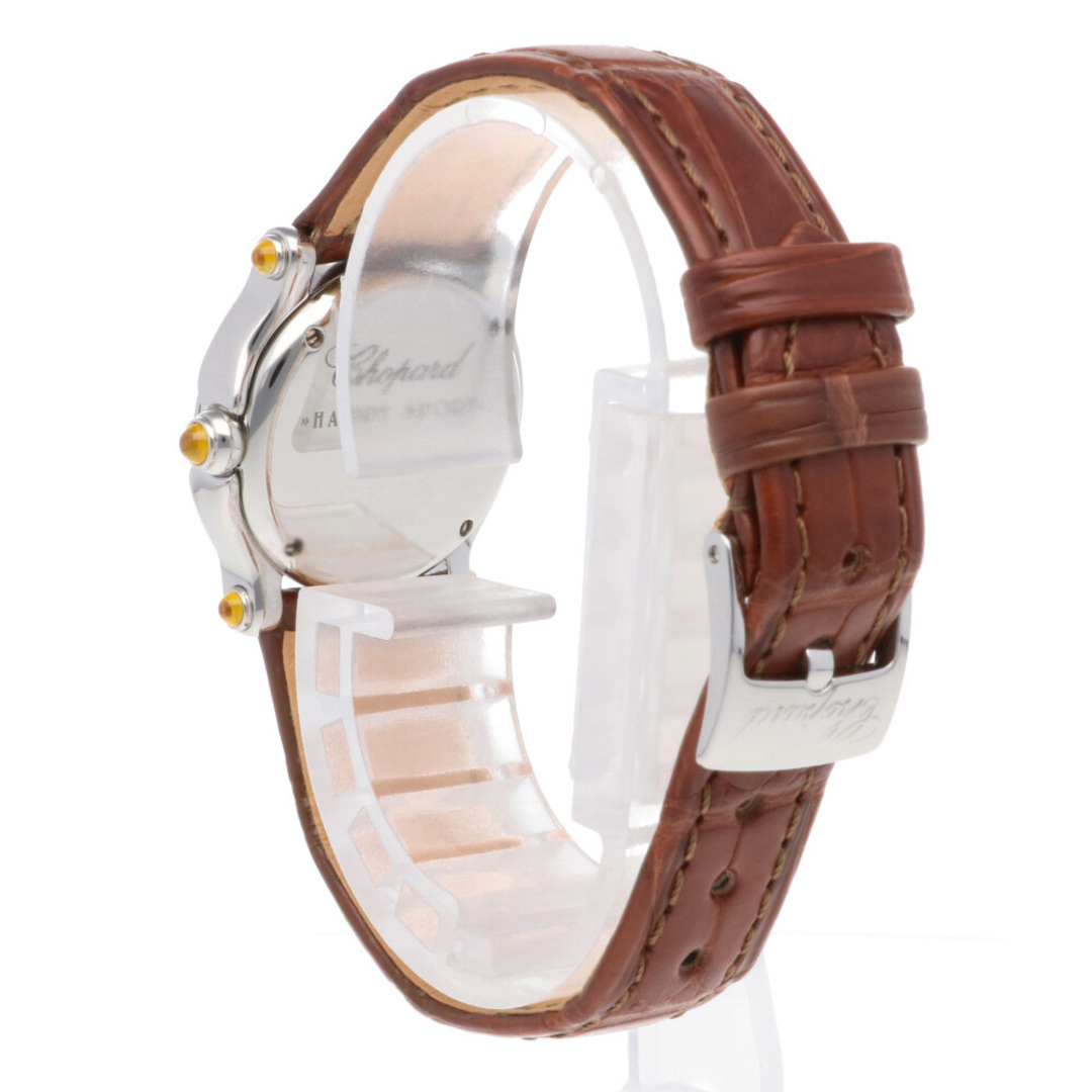 Chopard(ショパール)のショパール ハッピースポーツ 腕時計 時計 時計 ステンレススチール 27/8245-30 クオーツ レディース 1年保証 Chopard 中古 ショパール レディースのファッション小物(腕時計)の商品写真