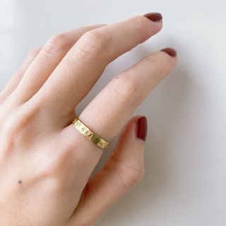 刻印入り◎code ring(リング)