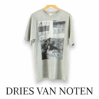 ドリスヴァンノッテン(DRIES VAN NOTEN)のドリス ヴァン ノッテン　デジタルフォトプリント Tシャツ　グレー　M(Tシャツ/カットソー(半袖/袖なし))