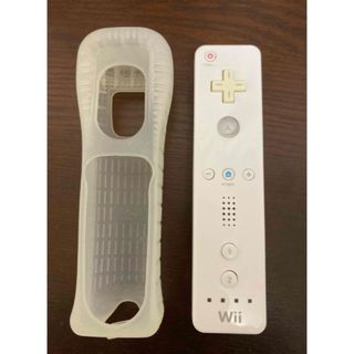 ウィーユー(Wii U)のWiiリモコン　白　任天堂純正(家庭用ゲーム機本体)