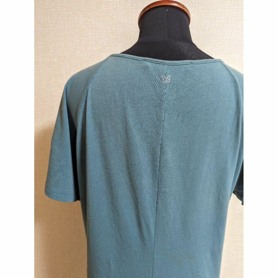 Max Mara(マックスマーラ)のMax Mara 襟刺繍ドレープカットソー 大きめサイズ レディースのトップス(Tシャツ(半袖/袖なし))の商品写真
