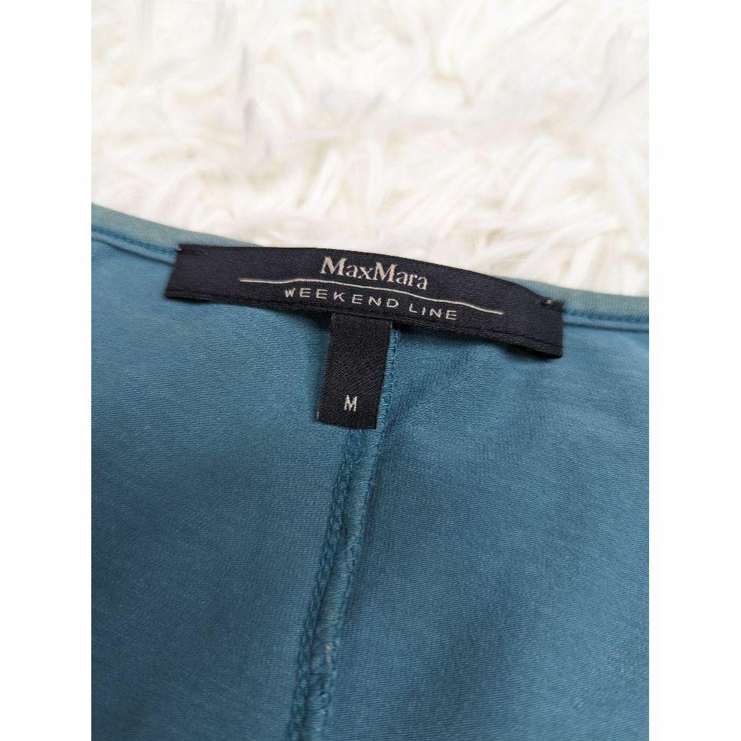 Max Mara(マックスマーラ)のMax Mara 襟刺繍ドレープカットソー 大きめサイズ レディースのトップス(Tシャツ(半袖/袖なし))の商品写真