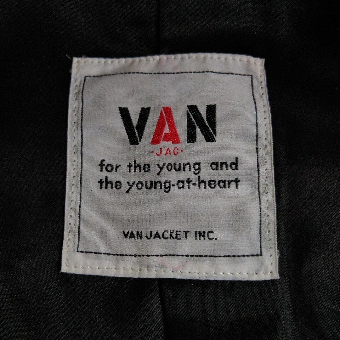 VAN Jacket(ヴァンヂャケット)の超美品！VAN　J.プレス　ヘリンボーン ツイード　ステンカラー　size M メンズのジャケット/アウター(ステンカラーコート)の商品写真