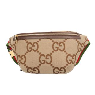 グッチ(Gucci)のグッチ ジャンボBB GGキャンバス ボディバッグ GGキャンバス 696031 486628 ベージュ メンズ GUCCI  中古(ボディーバッグ)