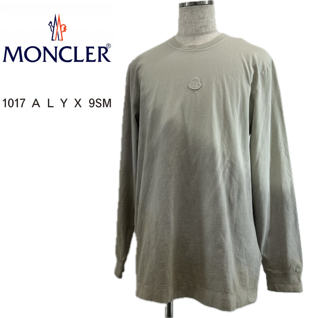 【MONCLER GENIUS × 1017 ALYX 9 SM】【MAGLIA T-SHIRT M/LUNGA コラボ ロンT 国内正規品】綿100％リブ部分