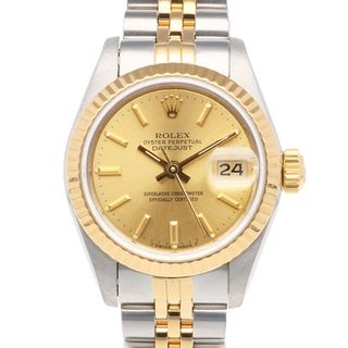 ロレックス(ROLEX)のロレックス デイトジャスト オイスターパーペチュアル 腕時計 時計 ステンレススチール 69173 自動巻き レディース 1年保証 ROLEX  中古(腕時計)