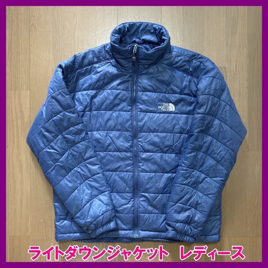 THE NORTH FACE  ノースフェイス　ライトダウンジャケット　ブルー　 レディースのジャケット/アウター(ダウンジャケット)の商品写真