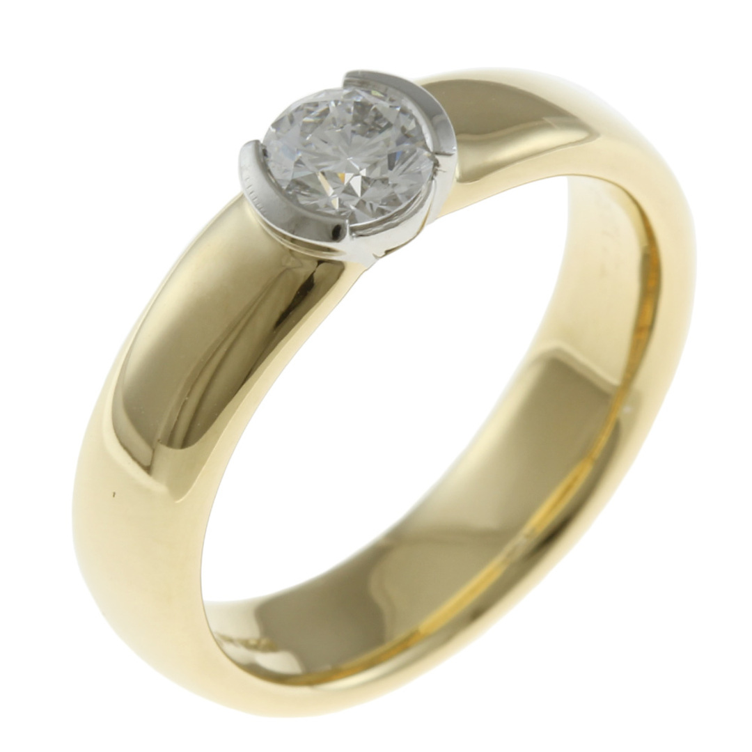 ティファニー ソリティア リング 指輪 9.5号 18金 K18イエローゴールド ダイヤモンド レディース TIFFANY&Co.ダイヤモンドサイズ