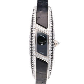 カルティエ(Cartier)のカルティエ リーブル イマリア SM 腕時計 時計 18金 K18ホワイトゴールド クオーツ レディース 1年保証 CARTIER  中古(腕時計)