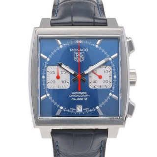 タグホイヤー(TAG Heuer)のタグホイヤー モナコ 腕時計 時計 ステンレススチール CAW2111-1 自動巻き メンズ 1年保証 TAG HEUER  中古(腕時計(アナログ))