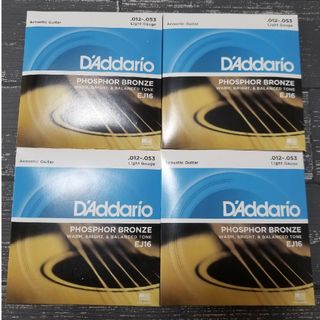 新品　D'Addario　ダダリオ アコースティックギター弦 EJ-16(弦)