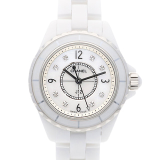 シャネル(CHANEL)のシャネル J12 腕時計 時計 ホワイトセラミック H2570 クオーツ レディース 1年保証 CHANEL  中古(腕時計)