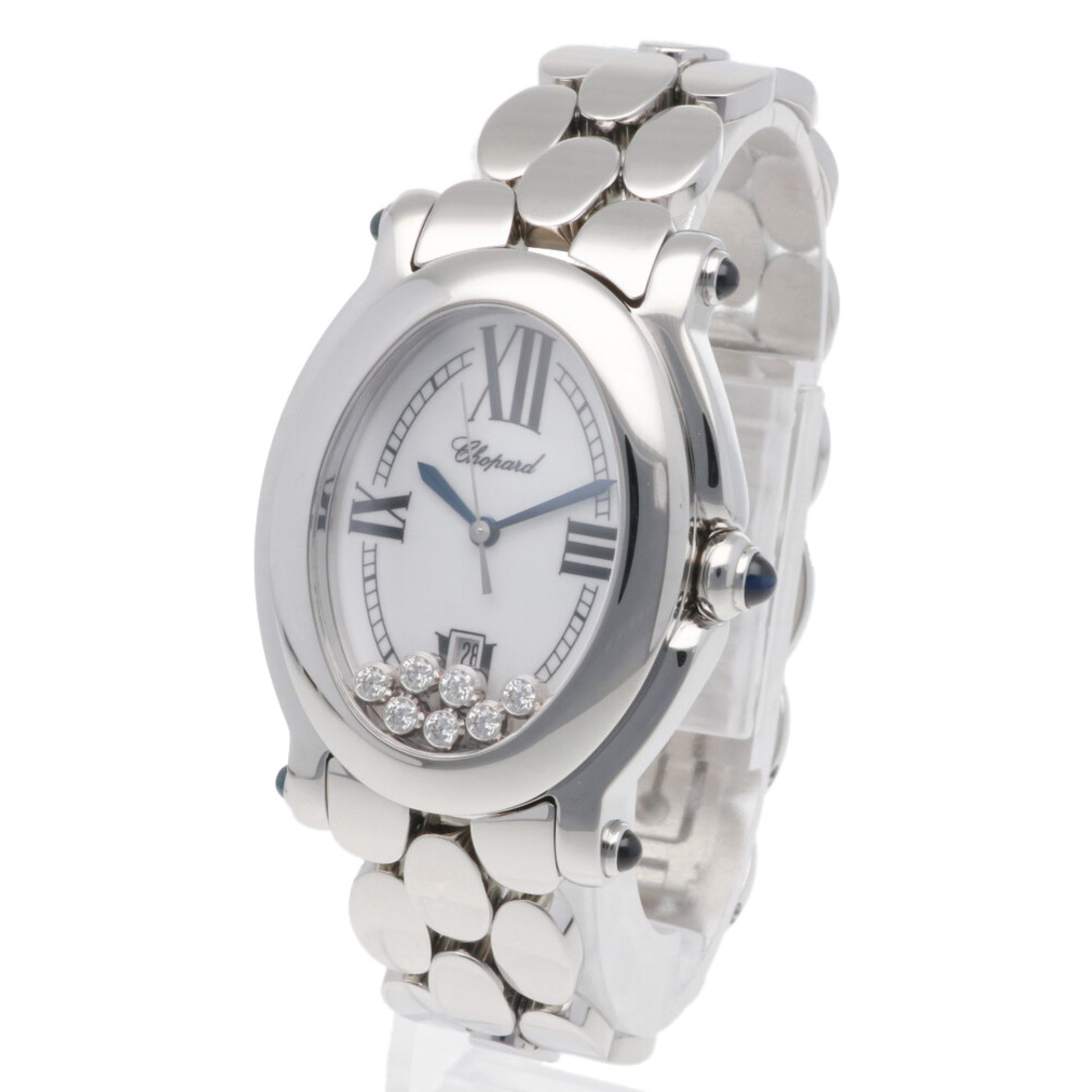 Chopard(ショパール)のショパール ハッピースポーツ 腕時計 時計 ステンレススチール 27/8418-23 クオーツ レディース 1年保証 Chopard  中古 レディースのファッション小物(腕時計)の商品写真