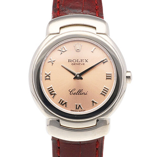 ロレックス(ROLEX)のロレックス チェリーニ 腕時計 時計 18金 K18ホワイトゴールド 6621 クオーツ レディース 1年保証 ROLEX  中古(腕時計)