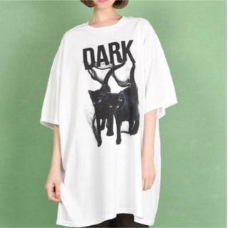 ミルクボーイ(MILKBOY)のMILKBOY ミルクボーイDARK CAT BIG Tシャツ　2XL (Tシャツ/カットソー(半袖/袖なし))