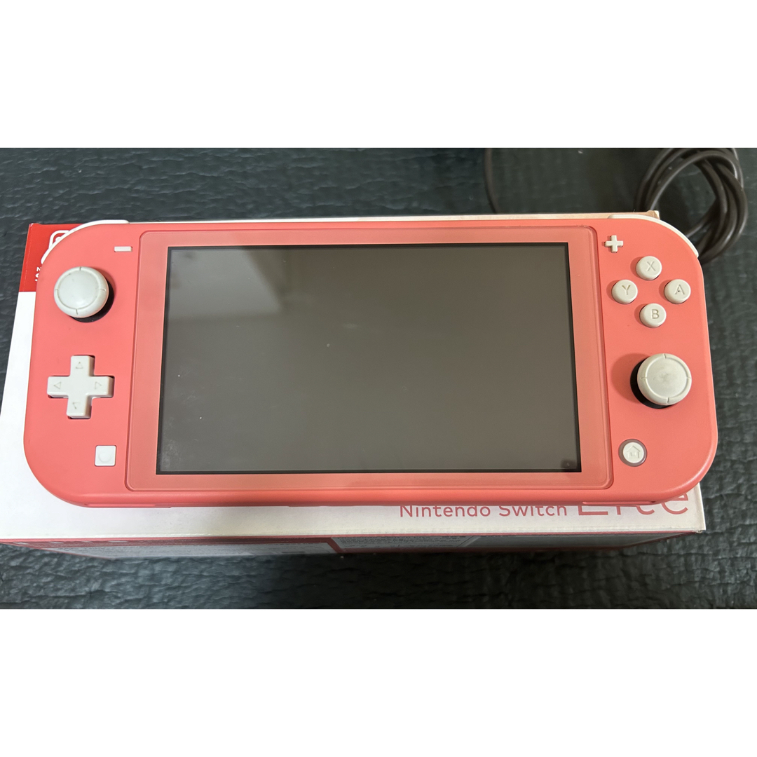 Nintendo Switch - Nintendo Switch Lite コーラル本体(充電器、箱付