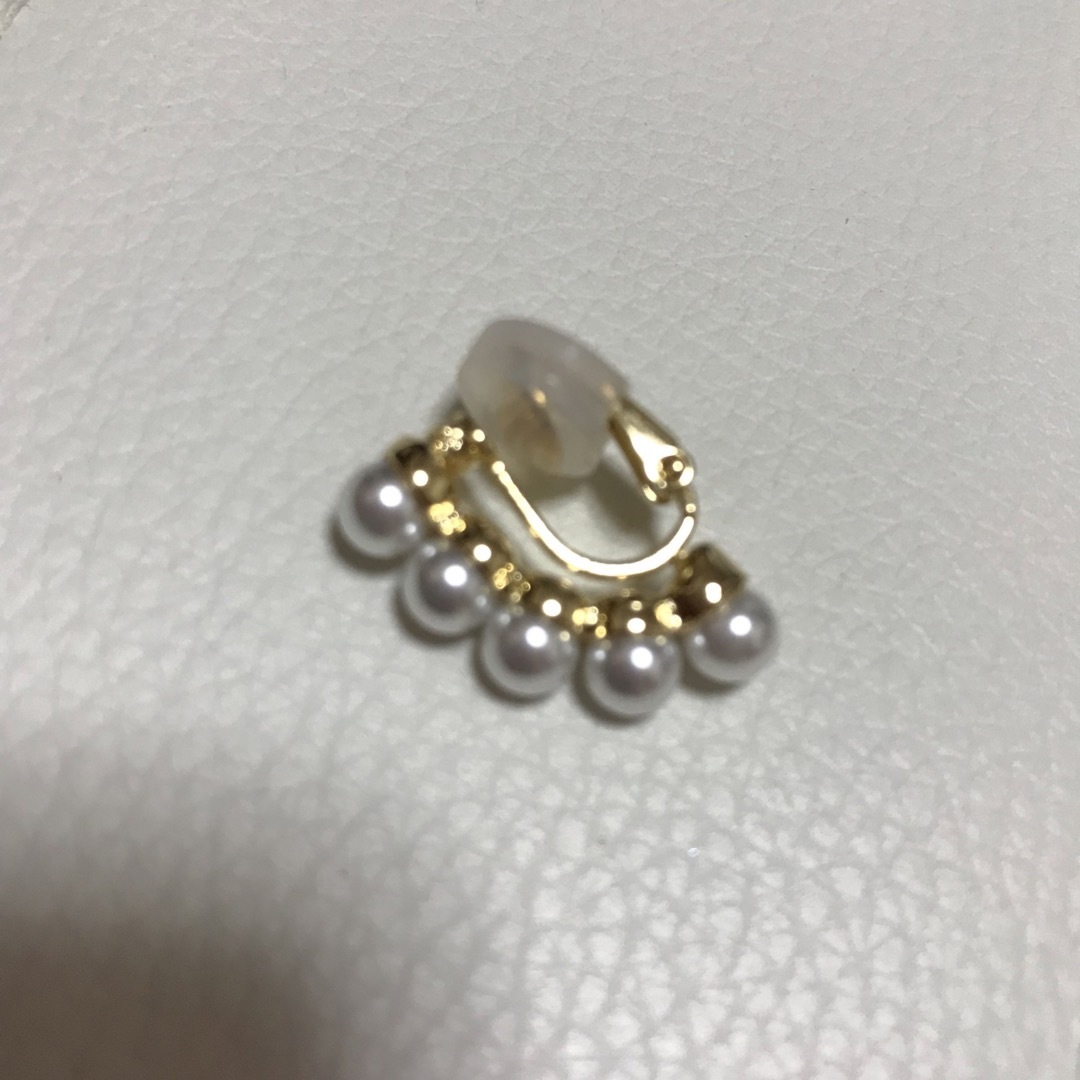 Couture Brooch(クチュールブローチ)のフェイクパール　アクセサリー　ネックレス　イヤリング　イヤカフ　3点セット　 レディースのアクセサリー(ネックレス)の商品写真