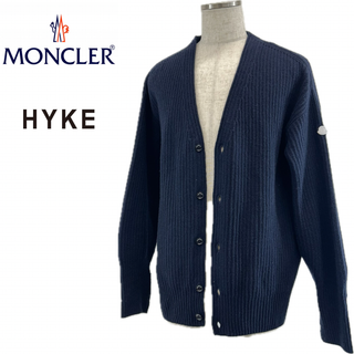 モンクレール(MONCLER)の【MONCLER GENIUS × HYKE】【CARDIGAN TRICOT カーディガン ネイビー 国内正規品】(カーディガン)