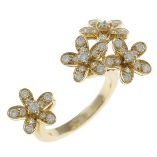 ヴァンクリーフアンドアーペル(Van Cleef & Arpels)のヴァンクリーフ＆アーペル ソクラテス アントレ レ ドア リング 指輪 12.5号 18金 K18イエローゴールド ダイヤモンド レディース Van Cleef & Arpels  中古(リング(指輪))