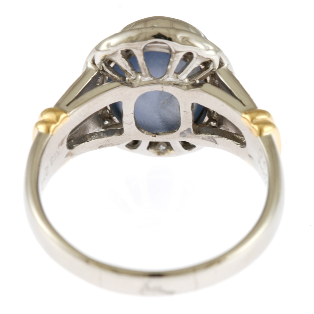 リング 指輪 21号 Pt900プラチナ サファイア レディース   中古 レディースのアクセサリー(リング(指輪))の商品写真
