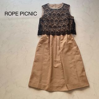 ロペピクニック(Rope' Picnic)の【美品】ロペピクニック ドレス サイズ38 (ひざ丈ワンピース)