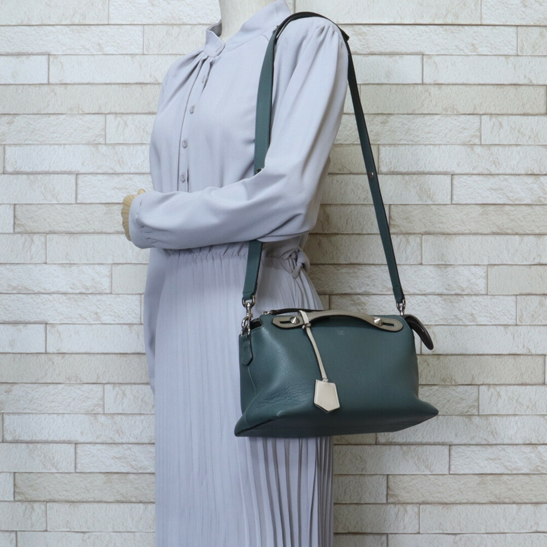 FENDI - フェンディ バイザウェイミニディアム ハンドバッグ FENDI - フェンディ バイザウェイミニディアム ハンドバッグ