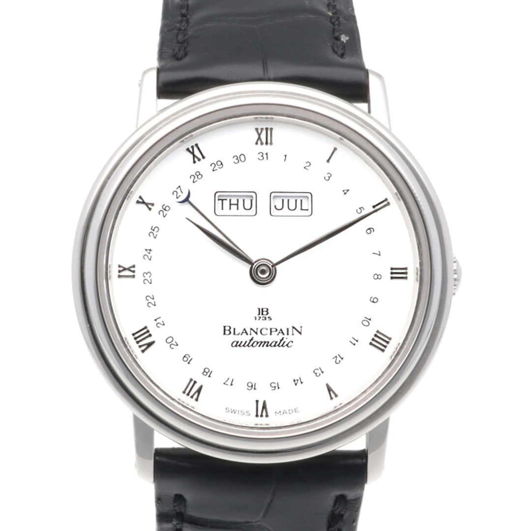 ブランパン ヴィルレ 腕時計 時計 Pt950プラチナ NO66950034027A 自動巻き メンズ 1年保証 Blancpainダメージ