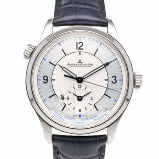 ジャガールクルト(Jaeger-LeCoultre)のジャガー・ルクルト マスタ―ジオグラフィーク 腕時計 時計 ステンレススチール Q1428530（176.8.92.S） 自動巻き メンズ 1年保証 JAEGER-LECOULTRE  中古(腕時計(アナログ))