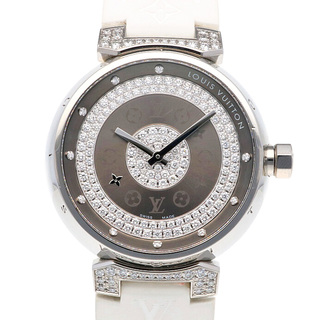 ルイヴィトン(LOUIS VUITTON)のルイヴィトン タンブール 腕時計 時計 ステンレススチール Q111U クオーツ メンズ 1年保証 LOUIS VUITTON  中古(腕時計(アナログ))