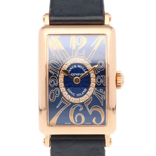フランクミュラー(FRANCK MULLER)のフランクミュラー ロングアイランド 腕時計 時計 18金 K18ピンクゴールド 902QZRELCD1R COURONNE 5N クオーツ レディース 1年保証 FRANCK MULLER  中古(腕時計)