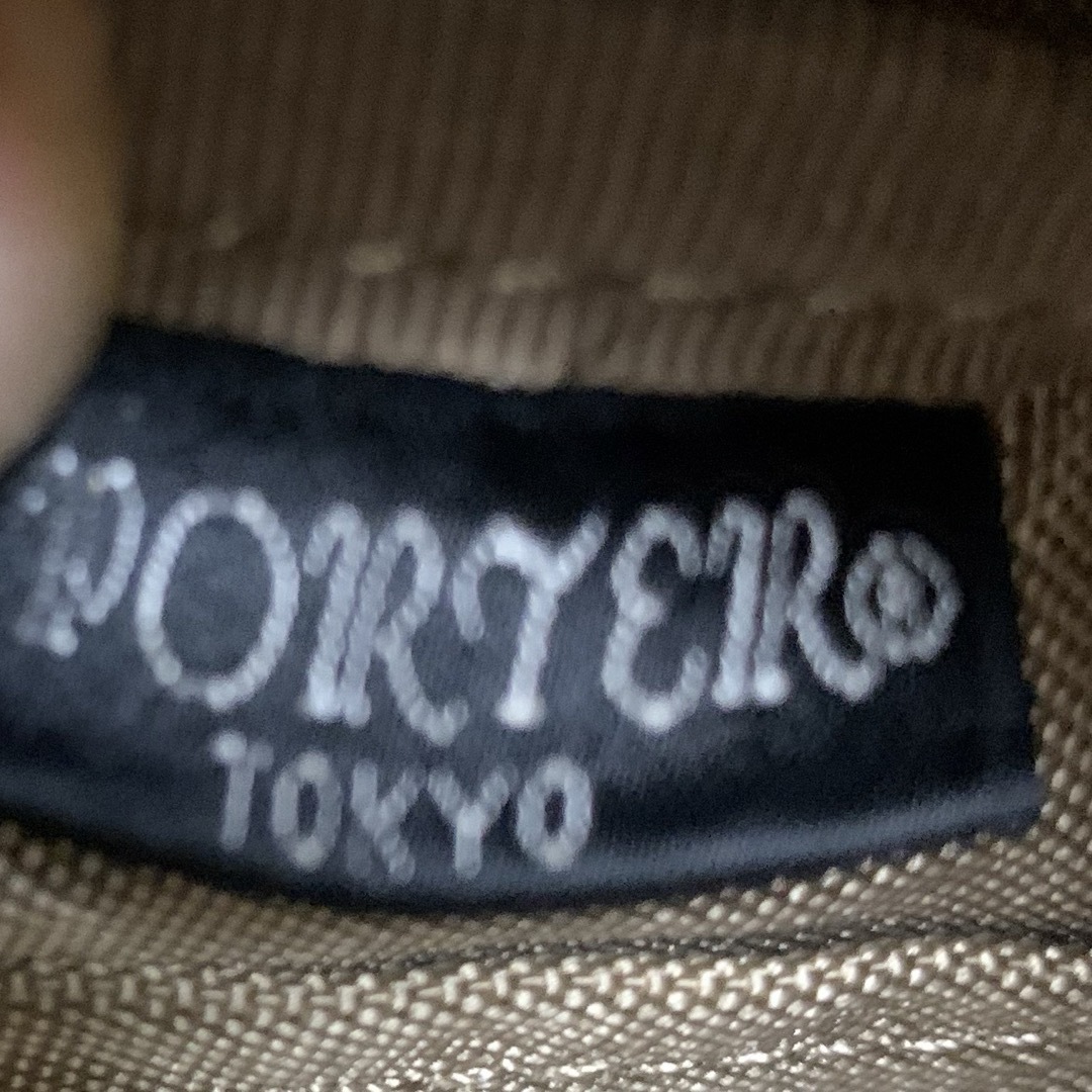 PORTER(ポーター)のporterポーターボディーバッグポーチ　美品ベージュ メンズのバッグ(ボディーバッグ)の商品写真