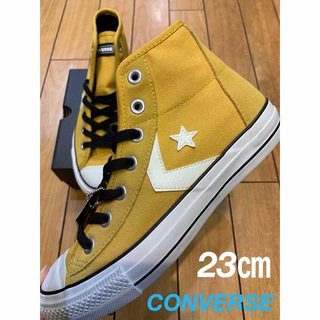 コンバーススケートボーディング(CONVERSE SKATEBOARDING)のCONVERSE フリップスター　SK ハイ　ゴールド　スケートボーディング(スニーカー)