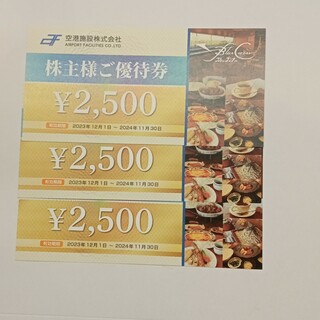 ブルーコーナー　優待7500円分(レストラン/食事券)