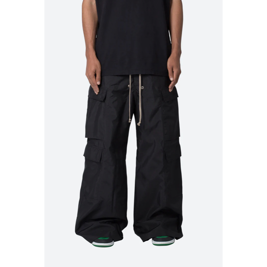 mnml(ミニマル)の【MNML】RAVE DOUBLE CARGO PANTS BLACK XS メンズのパンツ(ワークパンツ/カーゴパンツ)の商品写真