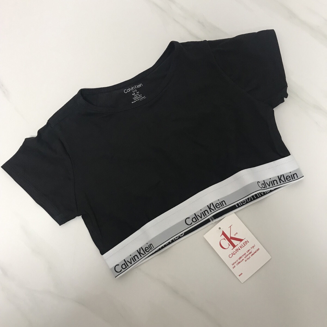 ck Calvin Klein(シーケーカルバンクライン)のカルバンクライン　ck 半袖　Tシャツ　ブラレット　 ブラック　Lサイズ メンズのトップス(Tシャツ/カットソー(半袖/袖なし))の商品写真