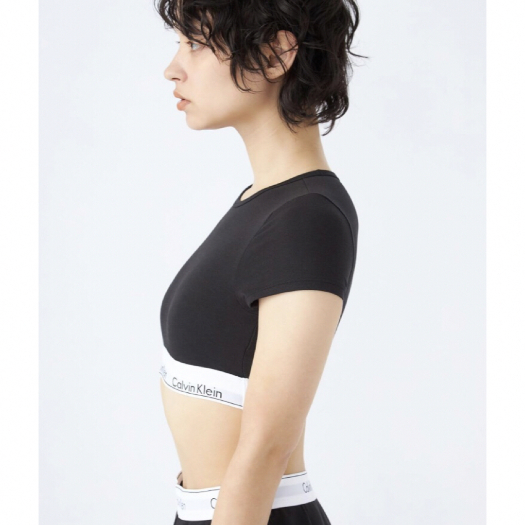 ck Calvin Klein(シーケーカルバンクライン)のカルバンクライン　ck 半袖　Tシャツ　ブラレット　 ブラック　Lサイズ メンズのトップス(Tシャツ/カットソー(半袖/袖なし))の商品写真