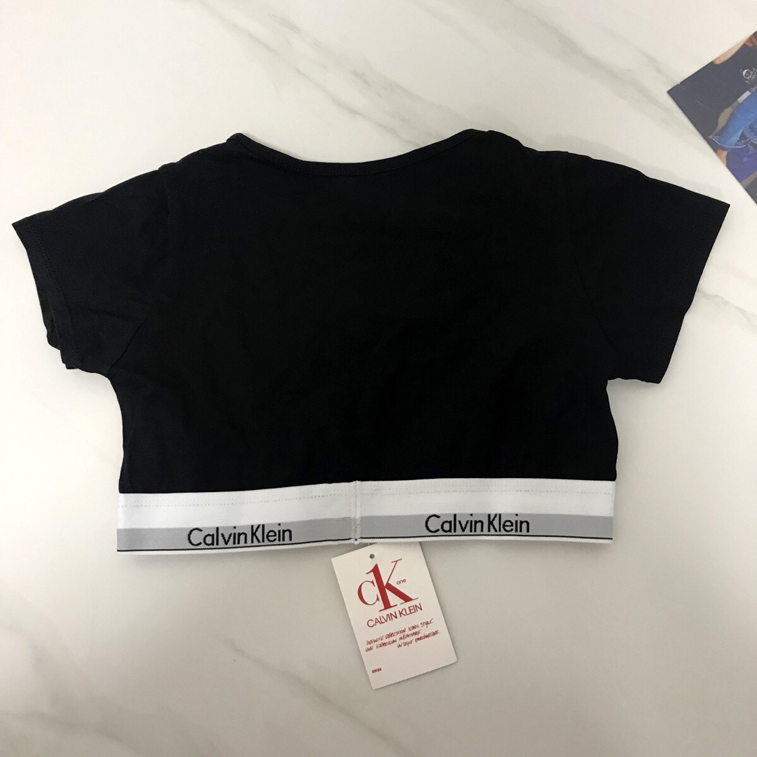 ck Calvin Klein(シーケーカルバンクライン)のカルバンクライン　ck 半袖　Tシャツ　ブラレット　 ブラック　Lサイズ メンズのトップス(Tシャツ/カットソー(半袖/袖なし))の商品写真