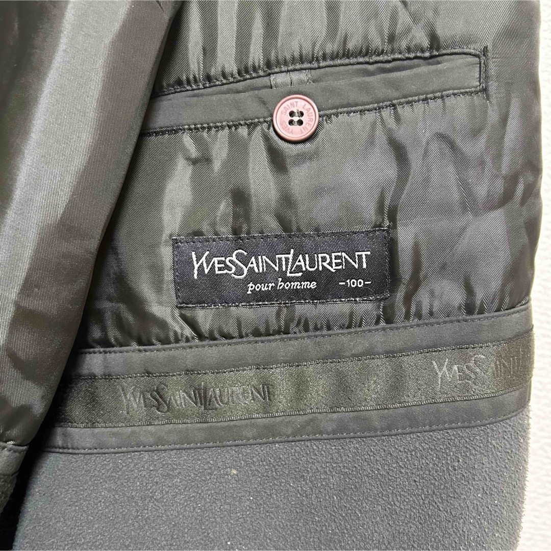 Yves Saint Laurent(イヴサンローラン)のイヴサンローラン  ナイロンハーフコート インナージャケット付き メンズ 古着 メンズのジャケット/アウター(その他)の商品写真