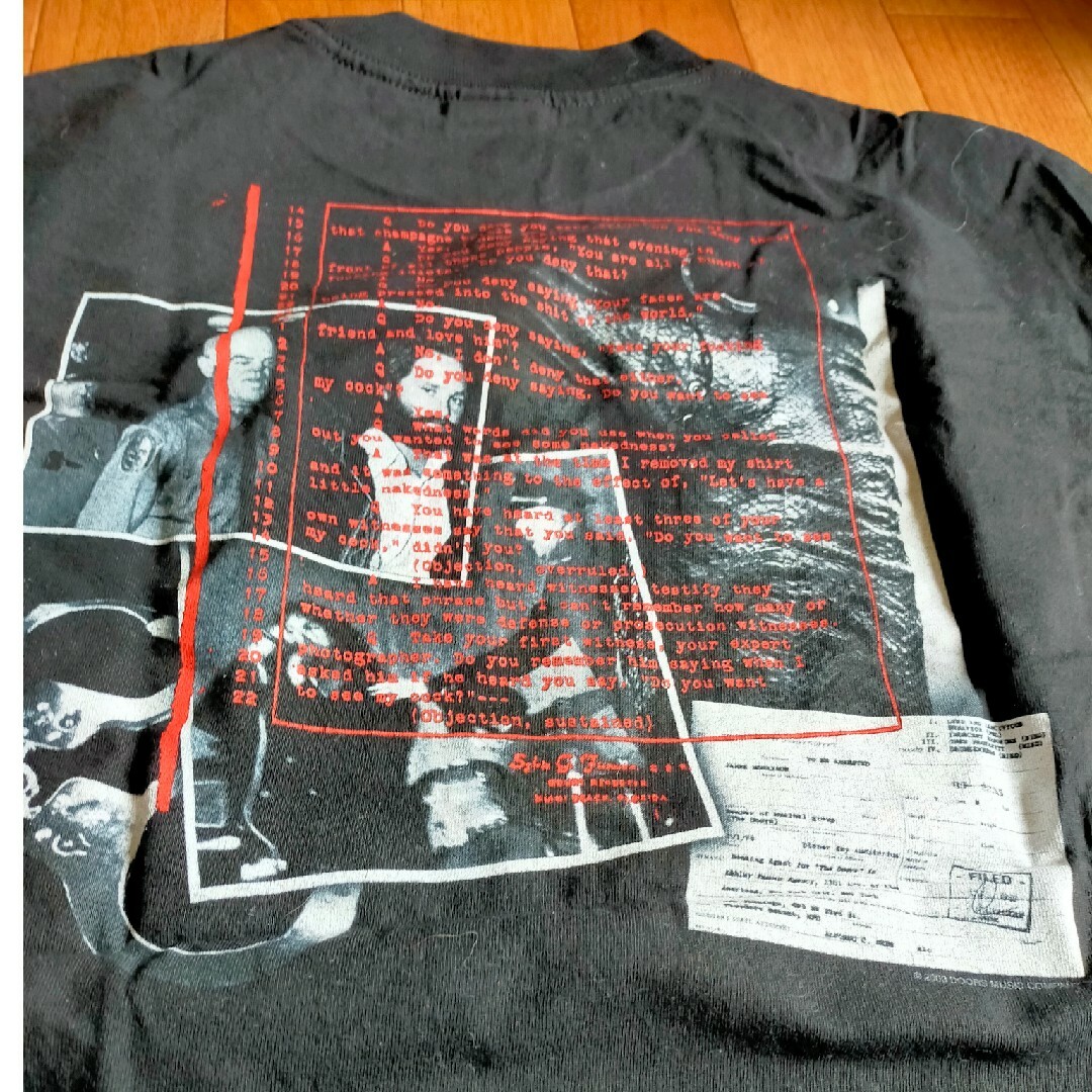 00s The Doors T-shirt　BUSTEDバンドTシャツ