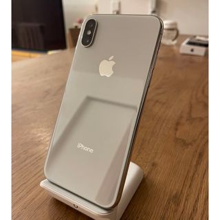 アイフォーン(iPhone)のiPhoneX 64GB シルバー SIMフリー(スマートフォン本体)