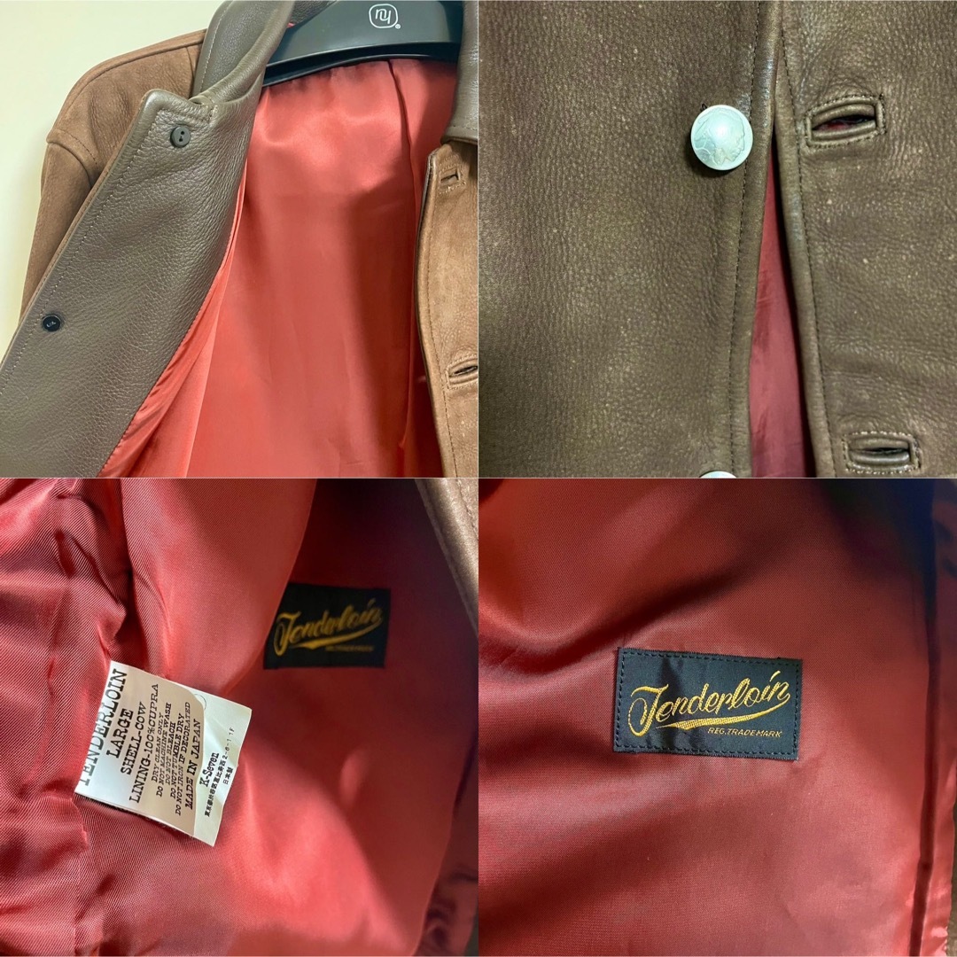 TENDERLOIN(テンダーロイン)のTENDERLOIN スウェードレザージャケット　T-SUEDE JKT L メンズのジャケット/アウター(レザージャケット)の商品写真