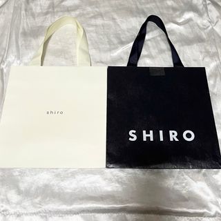 シロ(shiro)のSHIRO シロ 紙袋 2枚 セット(ショップ袋)