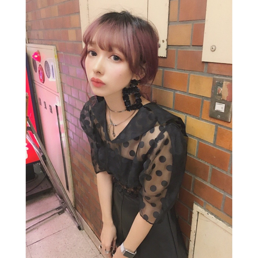 Fallin'(フォーリン)のfiction tokyo organdy shearing tops レディースのトップス(その他)の商品写真