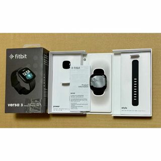 展示品！ Fitbit Versa3 ブラック FB511BKBK-FRCJK(その他)