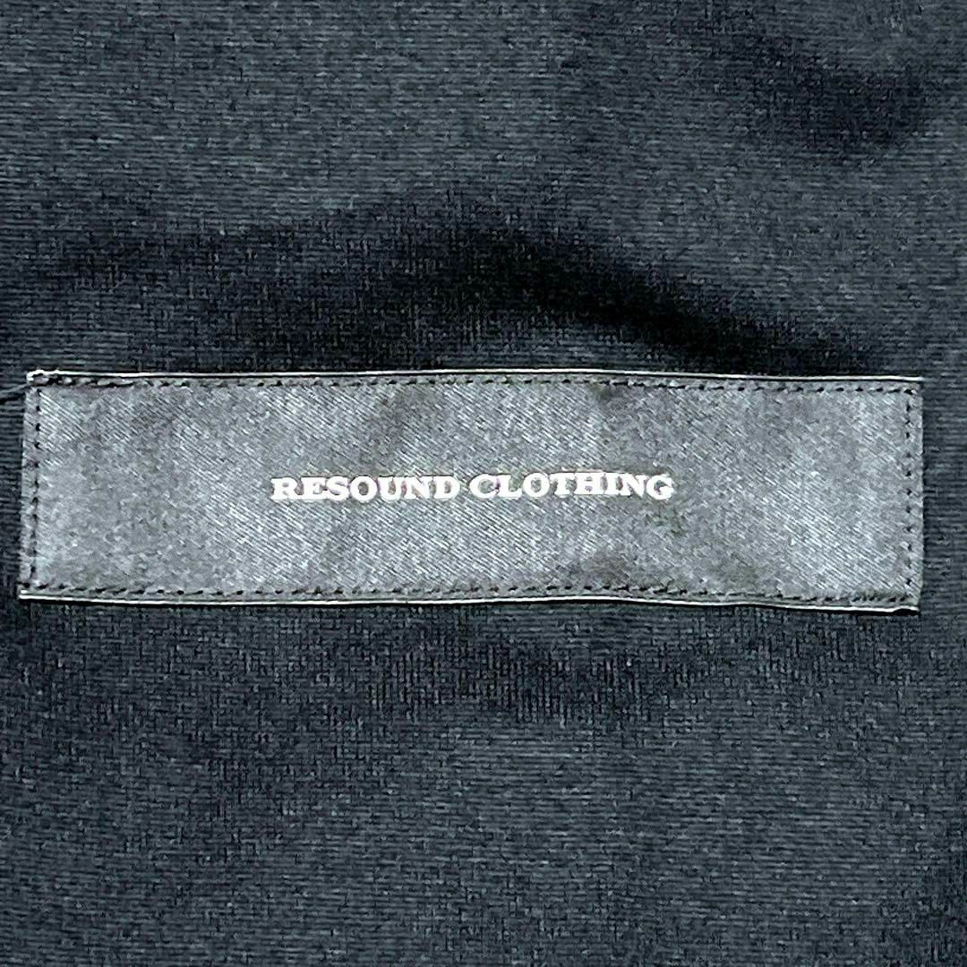 RESOUND CLOTHING(リサウンドクロージング)の極美品✨リサウンドクロージング　ロゴ入りカットソー　Tシャツ　黒 4 XL メンズのトップス(Tシャツ/カットソー(七分/長袖))の商品写真