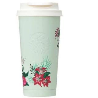 スターバックス(Starbucks)のスタバ ホリデーステンレスTOGOロゴタンブラーポインセチアミント473ml(タンブラー)